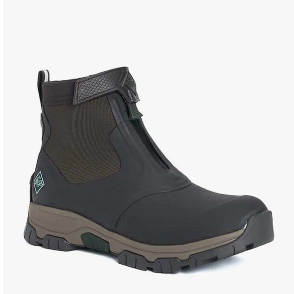 Men's‎ Durable Black and Brown Rain Boots